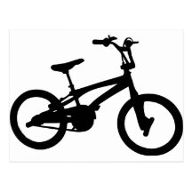 BMX - Fahrrad Postkarte