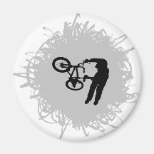 BMX Gekritzel-Art Magnete