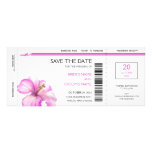 Boarding-Durchlauf-Save the Date Karten Personalisierte Einladungskarten