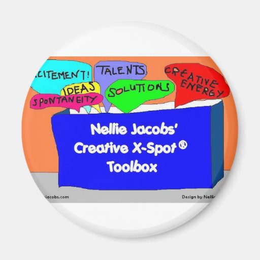 Boîte à outils créative de X-Spot® Aimant Pour Réfrigérateur