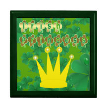 Boîte-cadeau irlandaise de princesse Trinket Boîtes À Bijoux