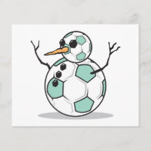 bonhomme de neige idiot de ballon de football prospectus en couleur