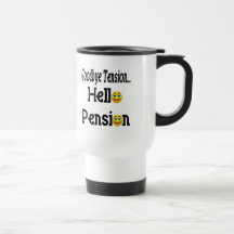 Bonjour pension de retraite mug