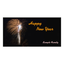 Bonne année #2 photocarte customisée