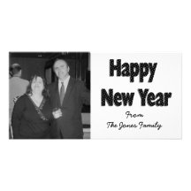 Bonne année cartes de vœux avec photo
