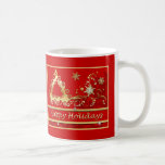 Bonnes fêtes arbre de Noël Tasse À Café