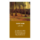 Bord d'bois, Vincent van Gogh. Cartes De Visite Personnelles