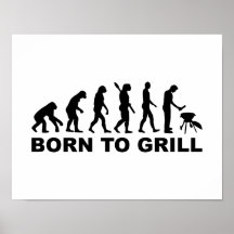 Born to Grill Evolution Print