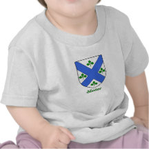 Bouclier de famille de couvreur t-shirts