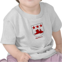 Bouclier de famille de Spence T-shirts