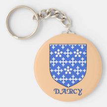 Bouclier Keychain de famille de Darcy Porte-clés