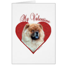 Bouffe de bouffe mon Valentine Cartes De Vœux