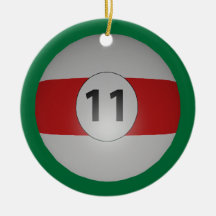 Boule des billards onze décoration de noël