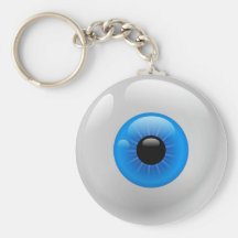BOULE D'OEIL BLEU PORTE-CLÉS
