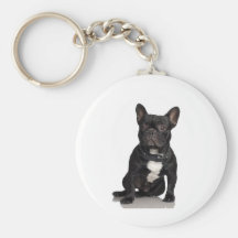 Bouledogue français porte-clés