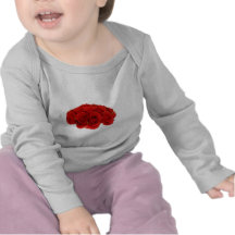 Bouquet de rose rouge t-shirt