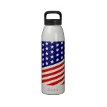 Bouteille de liberté de drapeau des USA de bannièr