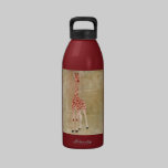 Bouteille de liberté de girafes de rose rouge bouteilles