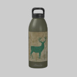 Bouteille de liberté de silhouette de cerfs commun bouteilles