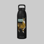 Bouteille d'or de liberté d'amour de lama bouteilles