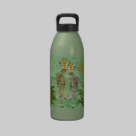 Bouteille d'or de liberté de jade de girafes bouteilles