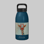 Bouteille jetante un coup d'oeil ambre de liberté  bouteilles