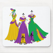 Boutiques de robes de mardi gras tapis de souris