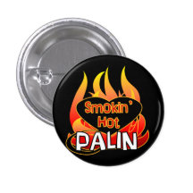 Bouton chaud de Smokin Palin Badges Avec Agrafe