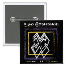 Bouton de BlacXcellence Pin's Avec Agrafe