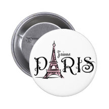 Bouton de J'aime Paris Pin's