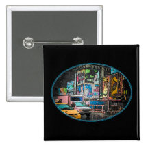 Bouton de panneaux-réclame de Times Square Badges Avec Agrafe
