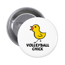 Bouton de poussin de volleyball badges