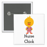 Bouton de poussin d'infirmière d'oncologie badges