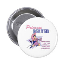 Bouton de princesse Belter (peau de lite) Badge Avec Épingle