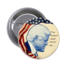 Bouton de profil de Ted Kennedy Badge Avec Épingle