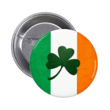 Bouton de shamrock de l'Irlande Pin's Avec Agrafe