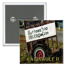 Bouton de souvenir de Ravinwolf II Badges Avec Agrafe