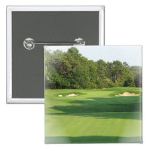 Bouton de terrain de golf badges avec agrafe