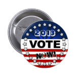 Bouton de vote des Etats-Unis Badges Avec Agrafe