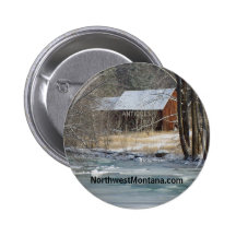 Bouton du nord-ouest du Montana Badge Avec Épingle