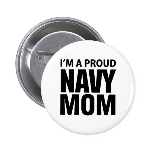 Bouton fier de maman de marine pin's