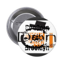 Bouton rond - customisé pin's avec agrafe