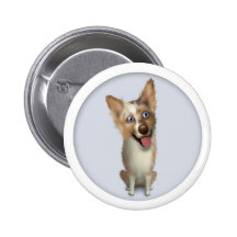 Bouton rouge australien de berger de Merle Badge