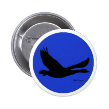 Bouton sauvage d'oie - customisez avec votre propr badge