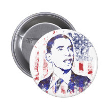 Boutons de Barack Obama Badge Avec Épingle