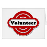 Boutons de T-shirt et volontaires volontaires et p Carte