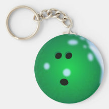 Bowlings-Ball Keychain Schlüsselband