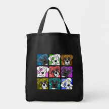 Boxeur d'art de bruit sacs de toile