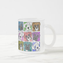 Boxeur d'art de bruit tasse à café