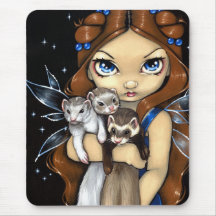 "Bracée de furets" Mousepad Tapis De Souris